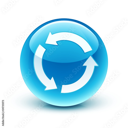 icône recyclage / recycling icon
