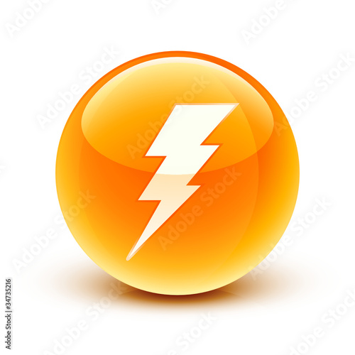 icône éclair électricité / electricity icon