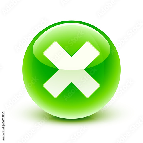 icône croix annulation / cancellation icon