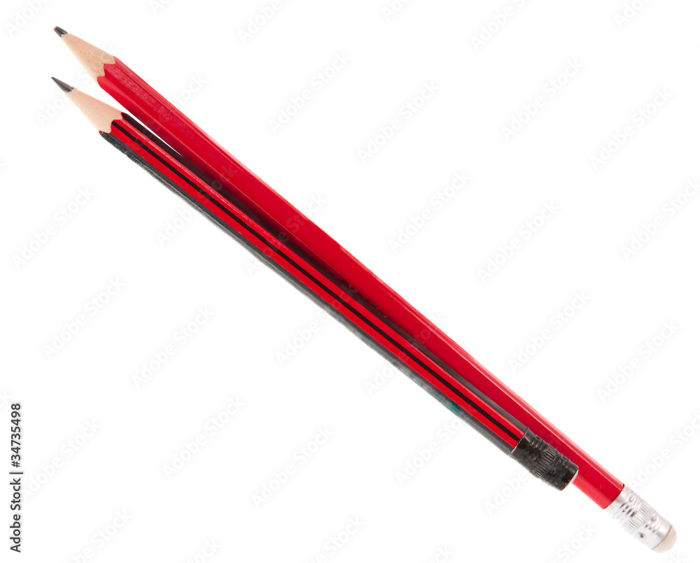 simple red pencil
