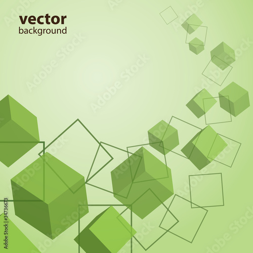 Cubes background