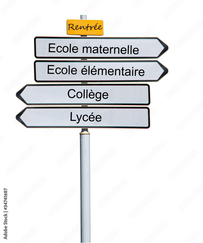 Obraz premium Rentrée du primaire et secondaire.