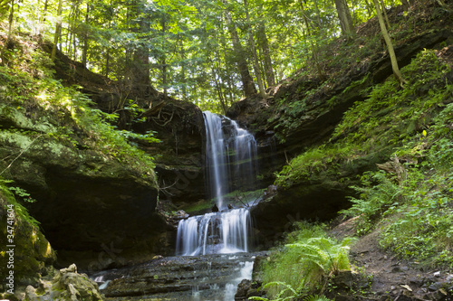 Waterfall in forest