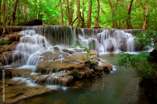 Waterfall in Deep forest © witthaya