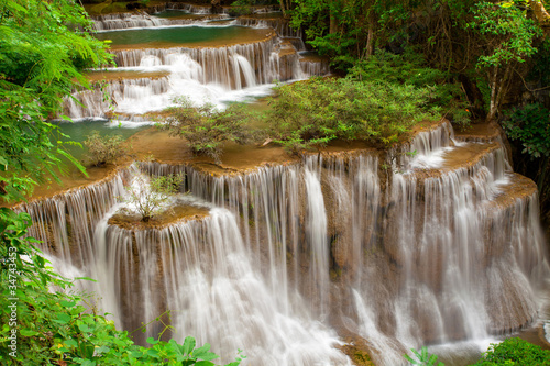 Fototapeta Naklejka Na Ścianę i Meble -  Waterfall in Deep forest ,Thailand