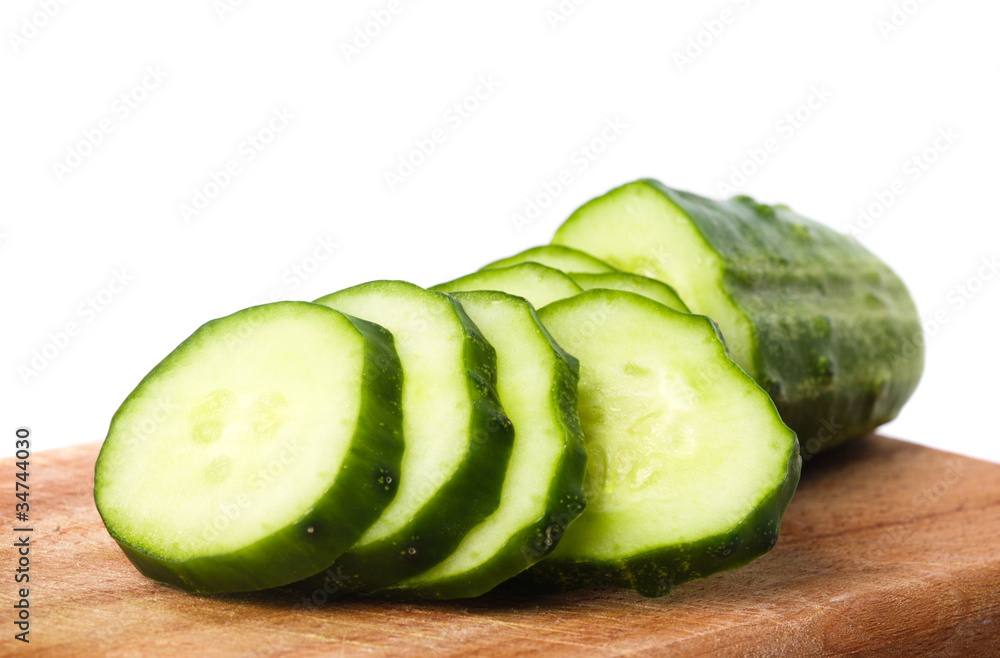 Sliced cucumber Sliced cucumber