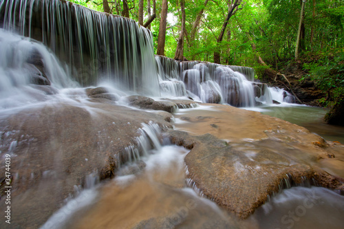 Waterfall in Deep forest  Thailand