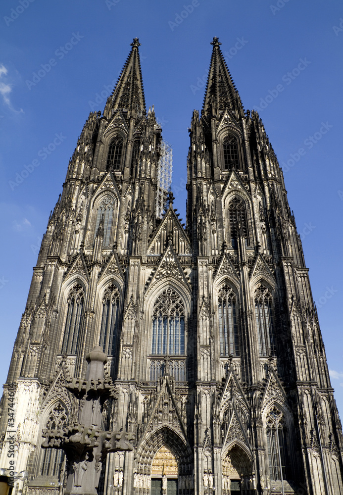 Cologne Germany Cathedral  Front View