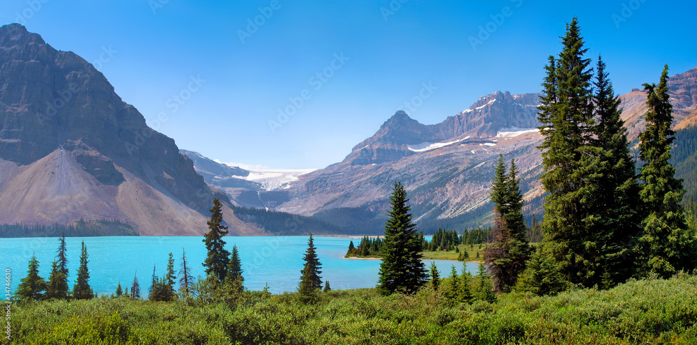Nature landscape as seen in British Columbia, Canada.