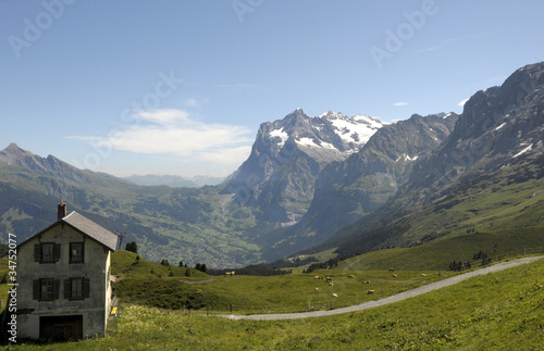 View from Kleine Scheidegg towards Grindelwald