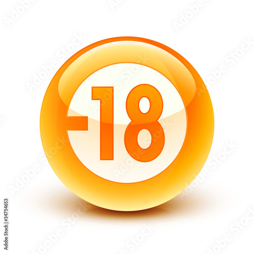 icône programme interdit -18 / -18 icon