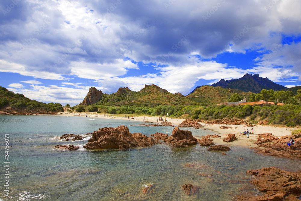 italie; sardaigne; ogliastra; baia di gairo : plage italie; sardaigne; ogliastra; baia di gairo : plage