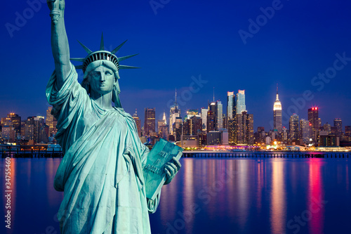 New York Manhattan statue de la Libert  