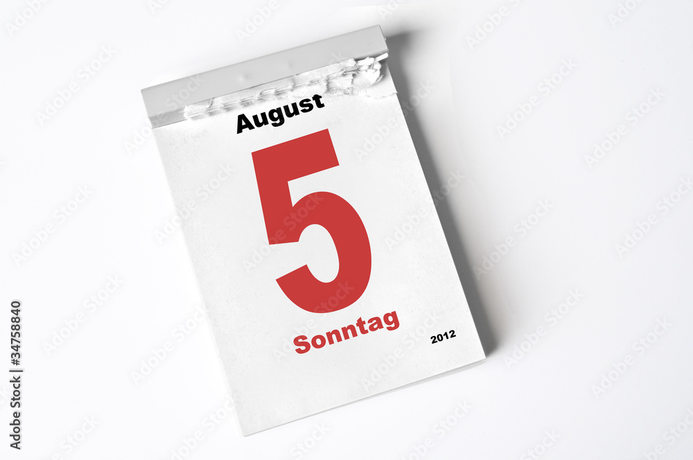 5. August 2012 5. August 2012