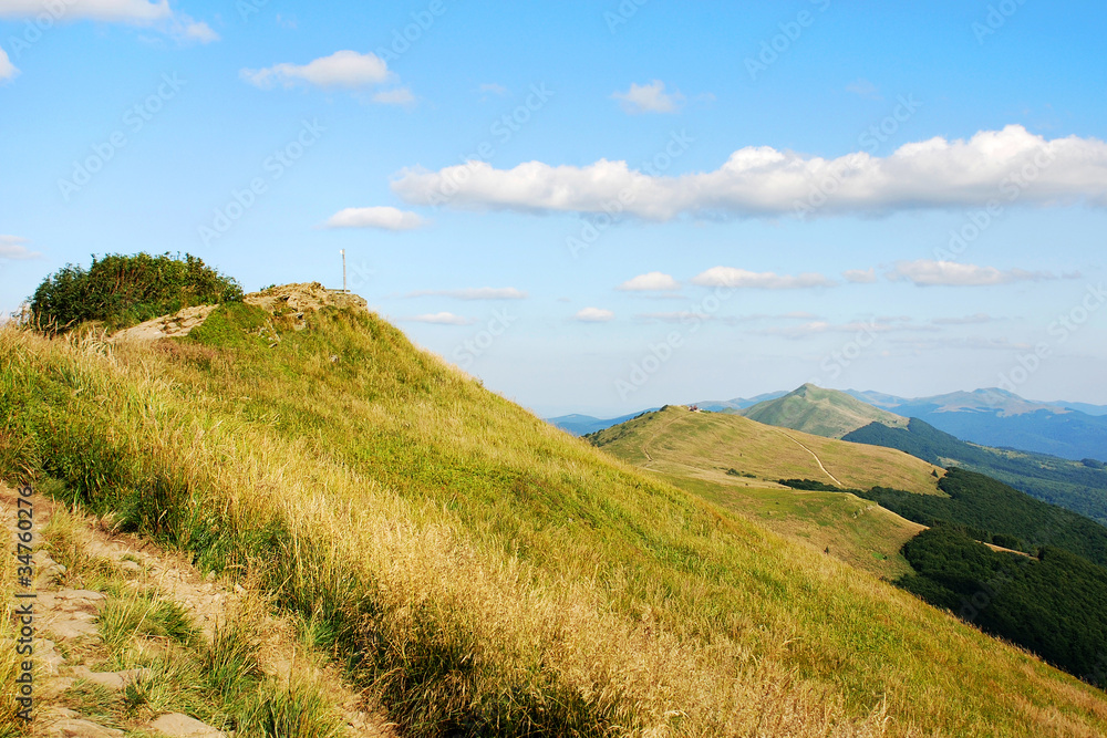 Fototapeta premium Bieszczady, Połonina Wetlińska
