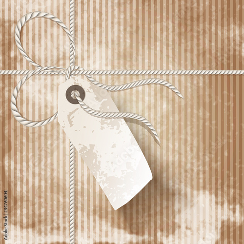 Pacco postale antico - Vintage parcel post