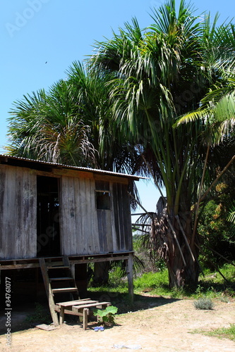 Indian Hut in Brasil.