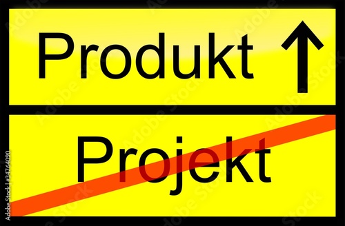 Nach dem Projekt kommt das Produkt