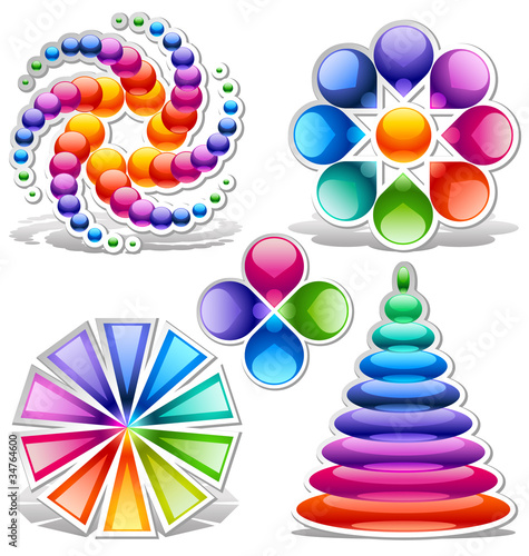 Set of vector design elements30