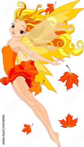 Autumn fairy #34768084
