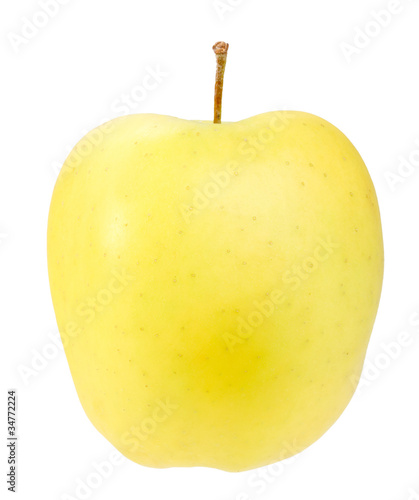 Single a yellow apple