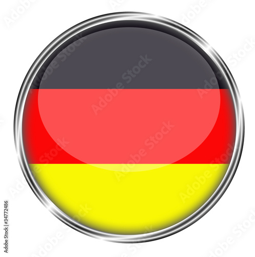 flag of germany button