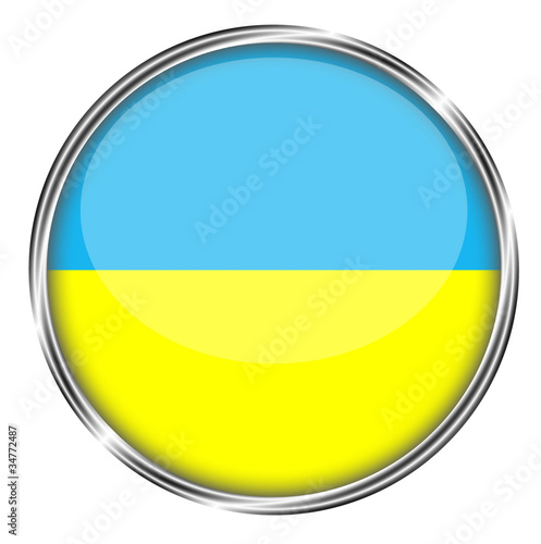 Free Download Flag of ukraine button - GFXLoad
