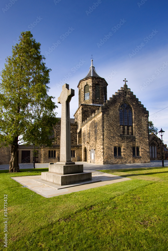 Falkirk old parish church in Falkirk, central Scotland.