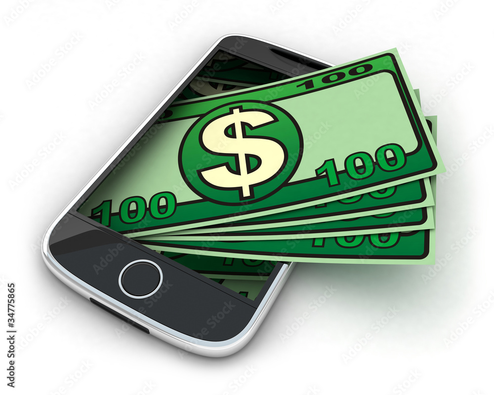 Phone and money Phone and money