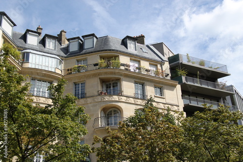 Immeuble du quartier de l'Observatoire à Paris