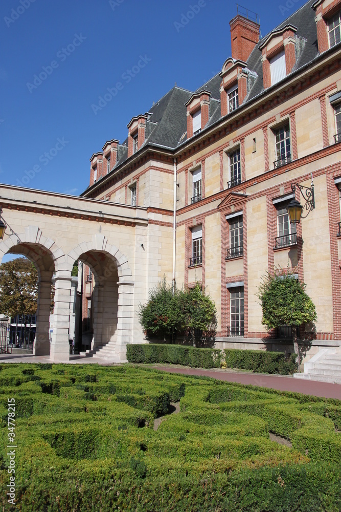Jardin de la Cité Universitaire à Paris