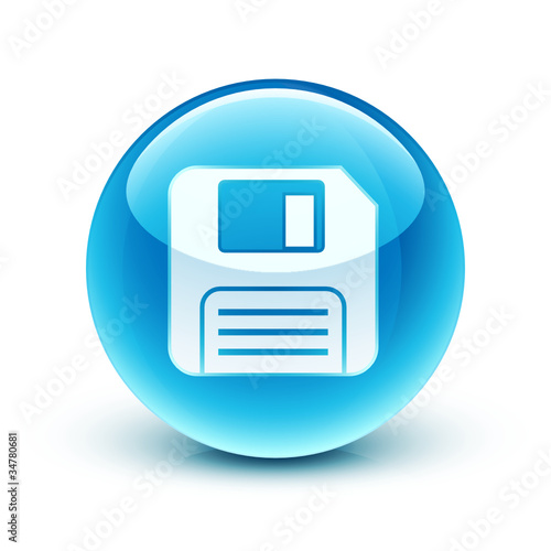 icône disquette sauvegarde / floppy disk icon