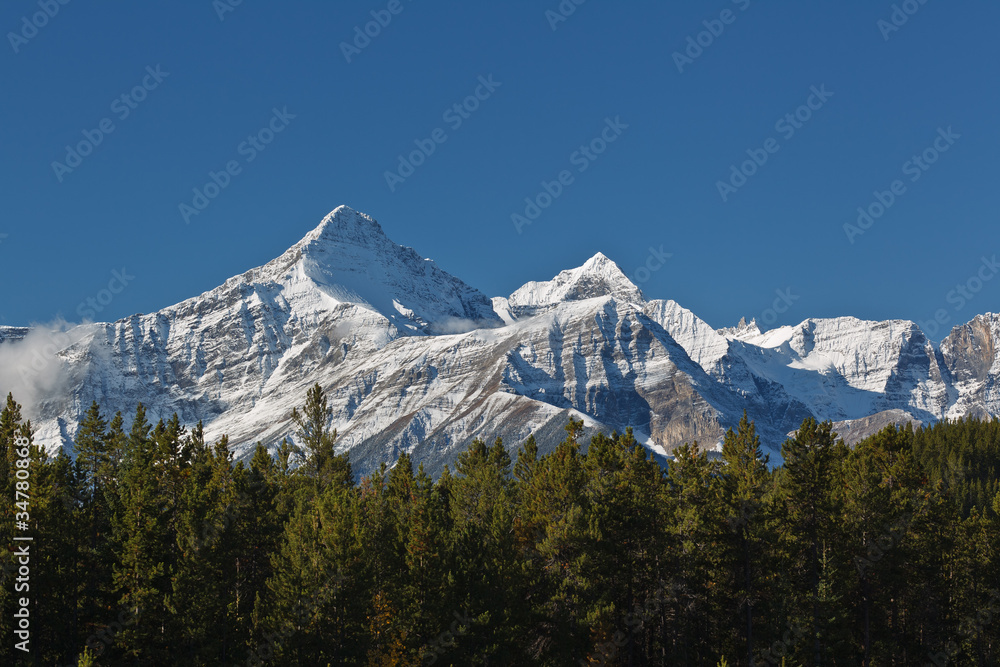 Snowcapped Canadian Rockies