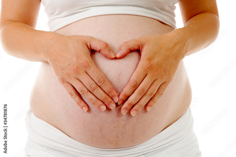 pregnant belly with hands in the shape of hearts pregnant belly with hands in the shape of hearts
