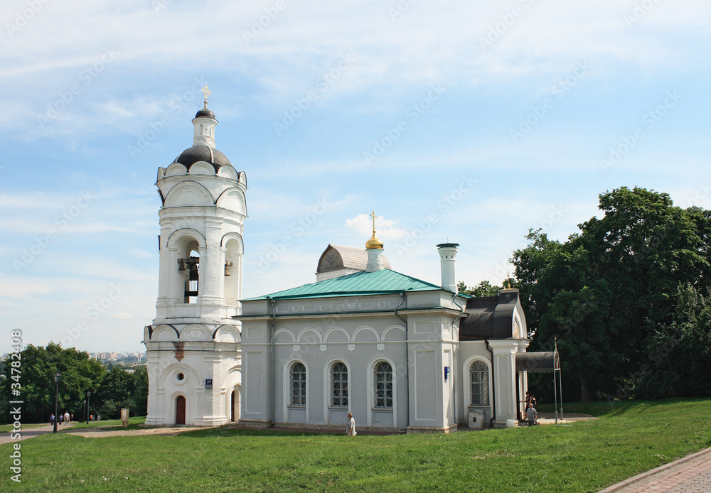 Old Russian orthodox church in Kolomenskoye - Moscow Russia