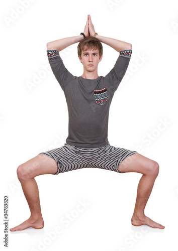 Young Man Exercising photo