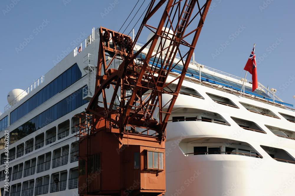 Naklejka premium transport maritime