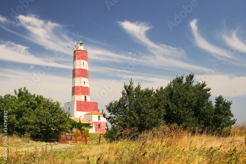 Lighthouse at the Black Sea coast