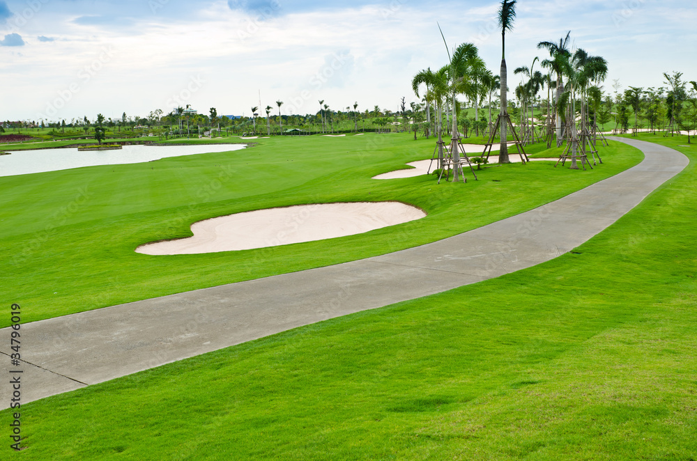 Obraz premium landscape of golf course