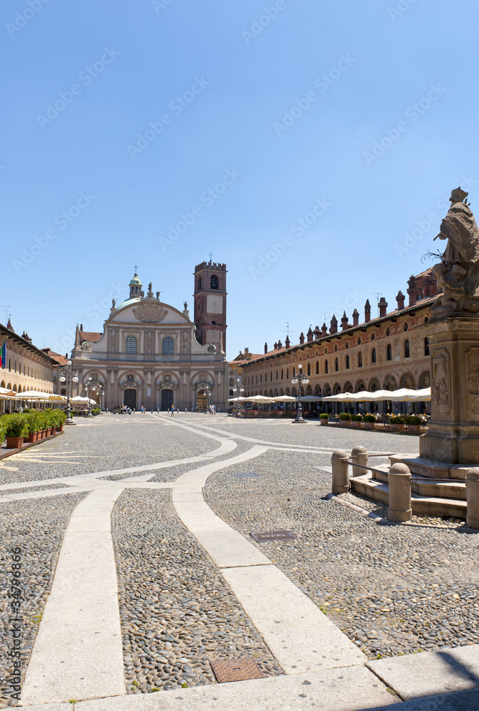 Fototapeta premium Vigevano, Piazza Ducale