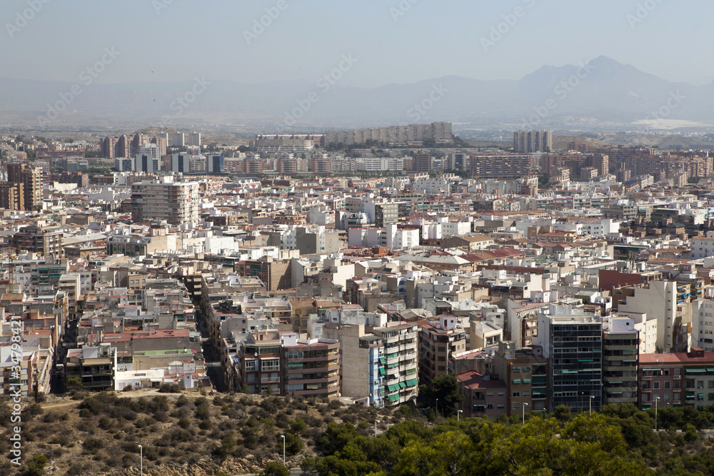 Cityscape of Alicante,