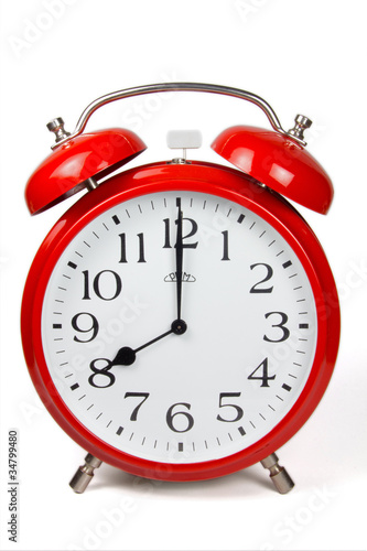 Wecker 8 Uhr / Eight a clock Stock-Foto | Adobe Stock