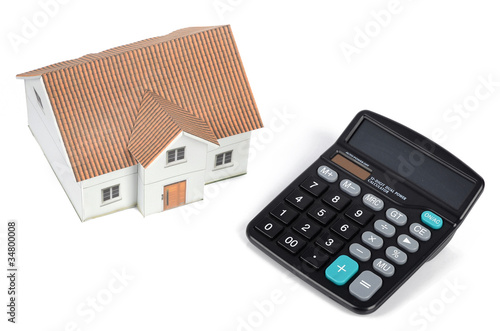Calculator and house model