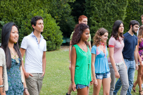 Group of Teenagers at Park