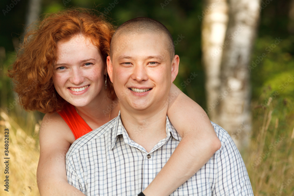 Young couple at outdoor