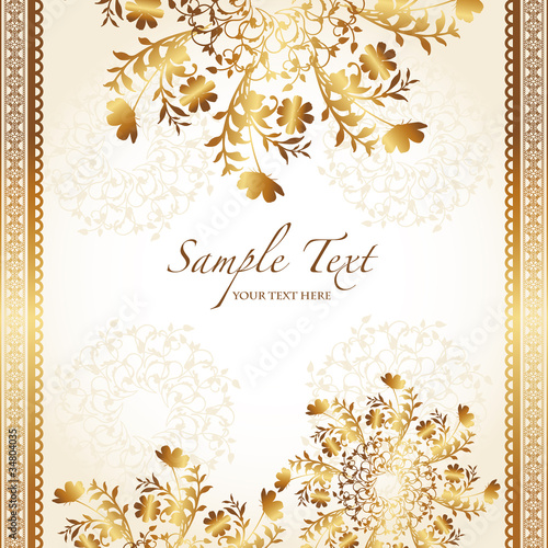 golden abstract background