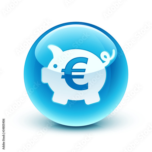 icône tirelire / piggy bank icon