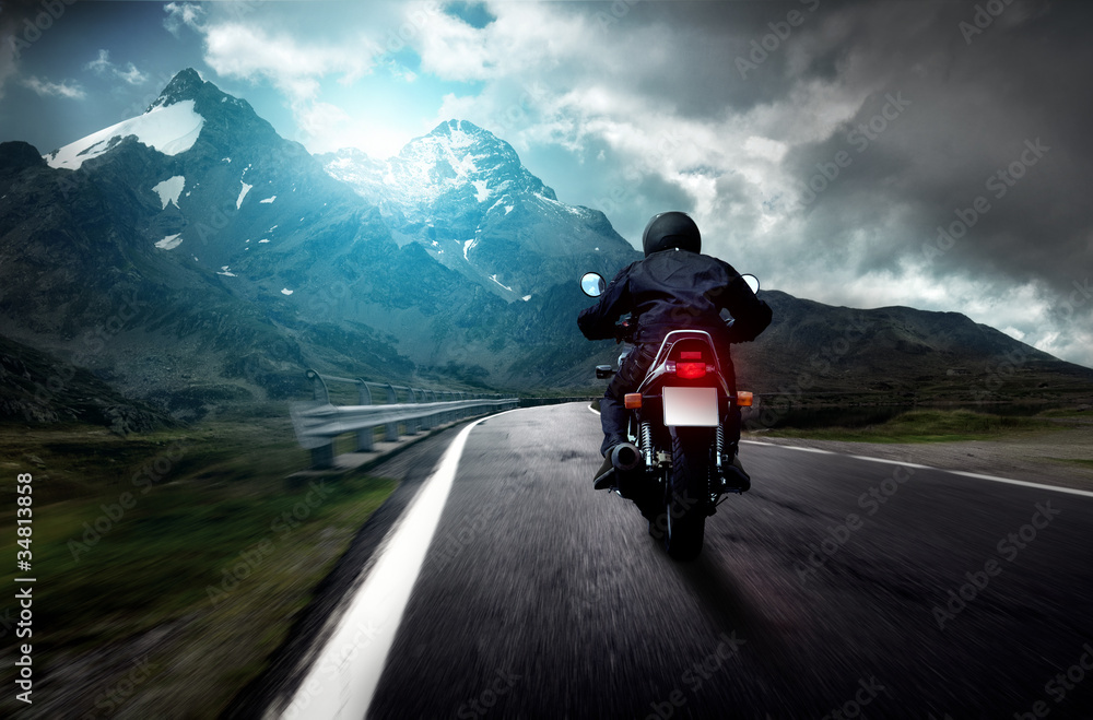 Naklejka premium motocykl