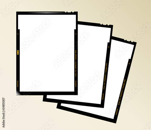 large format film sheet negative set 4 x 5 inch, blank picture f