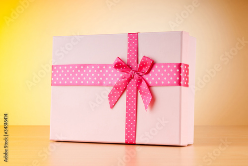 Giftboxes on the background